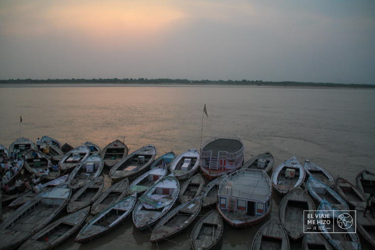 atardecer en Varanasi