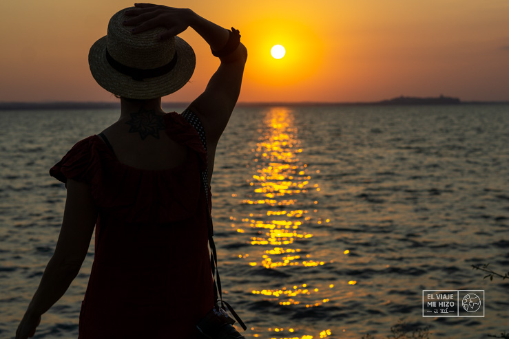 atardecer en el Lago Trasimeno