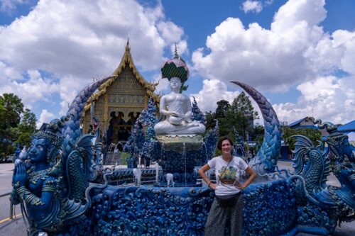 templo azul Chiang Rai en dos Días