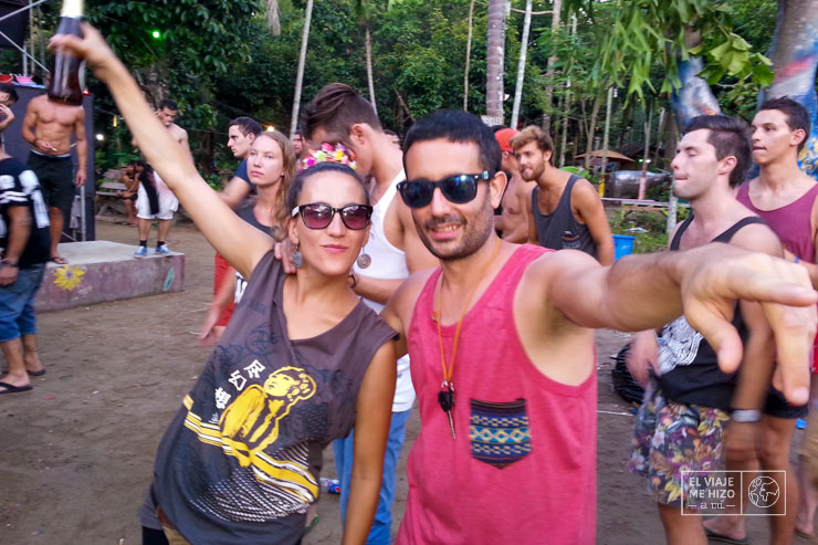 de fiesta en Tailandia