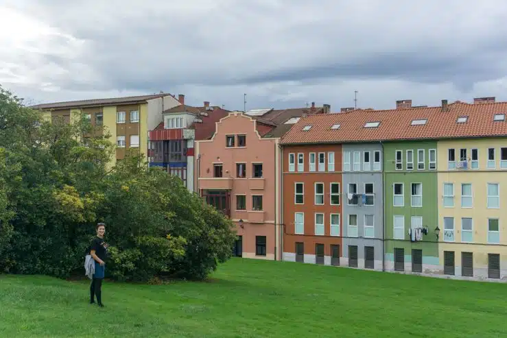 Casas de colores en Gijón