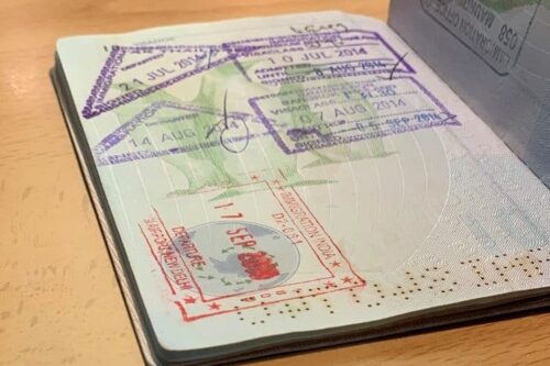 Sello de Tailandia en el Pasaporte