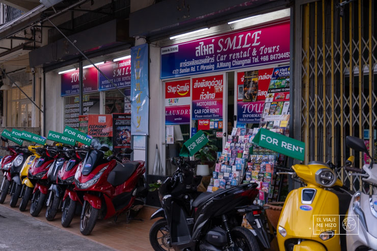 motos de alquiler en Tailandia