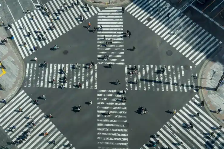 cruce del Tokyu Plaza