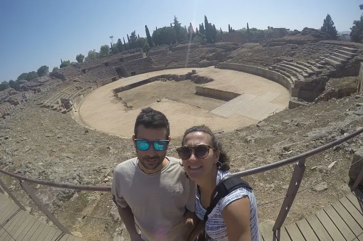 visita guiada al Teatro Romano de Mérida