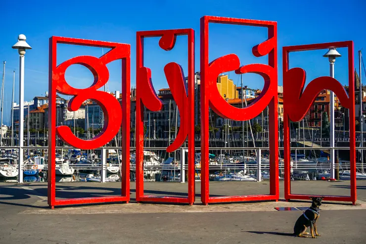 Gijón con perro
