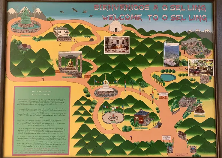 mapa de O Sel Ling