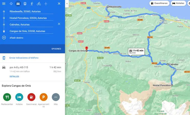 ruta por Asturias de 7 días