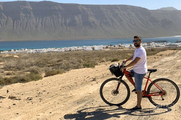 paseo en bici por La Graciosa