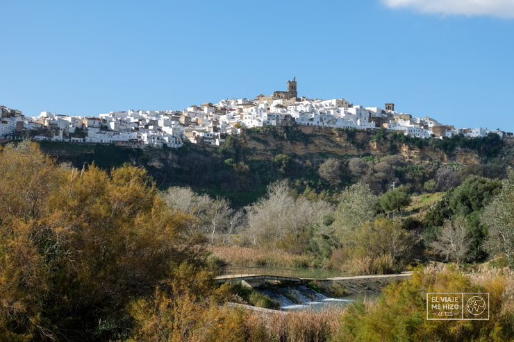 Vista de Arcos de la frontera, uno de los pueblos más bonitos de Cádiz