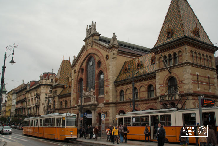 Exterior del Mercado Central de Budapest
