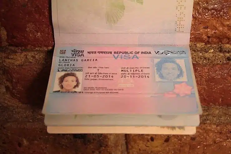 Visado de India