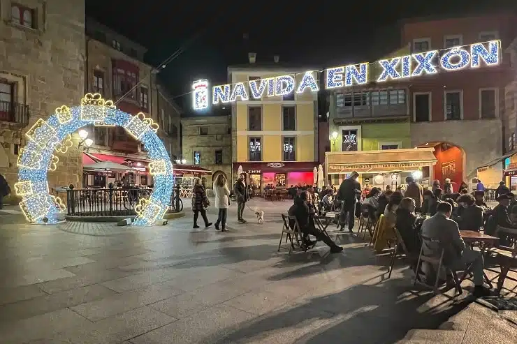 Gijón en Navidad