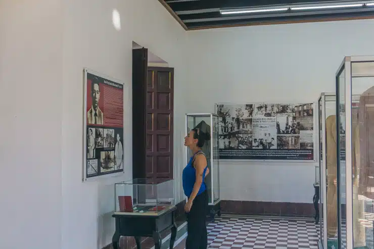 Interior del Museo de la Lucha Clandestina
