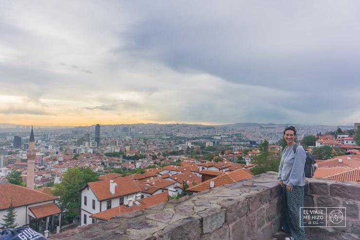 vistas desde el Castillo de Ankara