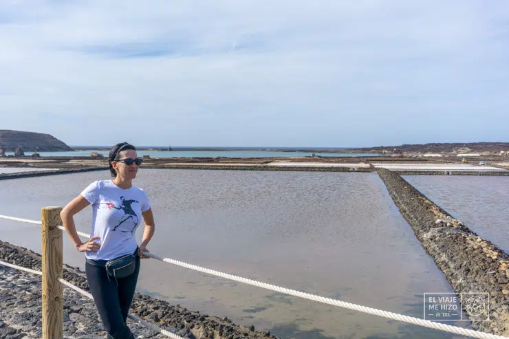 Gloria en la Salinas de Janubio