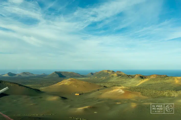 El Timanfaya desde el bus
