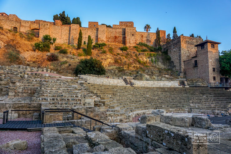 Teatro Romano de Málaga durante el día