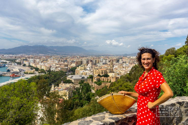 Málaga desde el Castillo de Gibralfaro