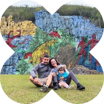 Gloria, Candela y Jose