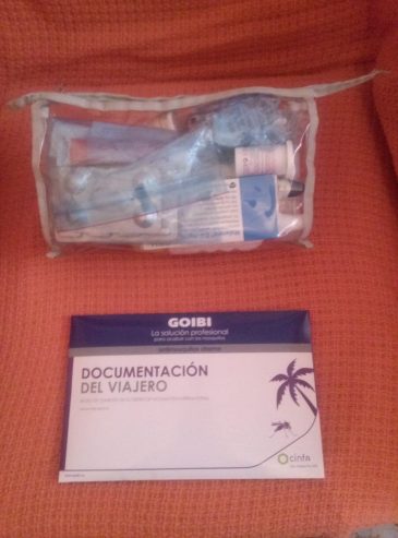 Botiquín de viaje empaquetado