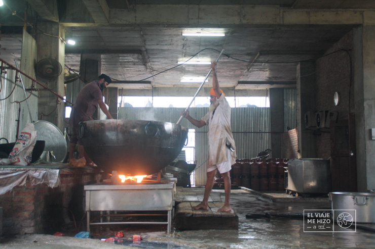 Cocina del Templo Dorado de Amritsar