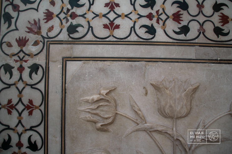 Mosaicos del Taj Mahal