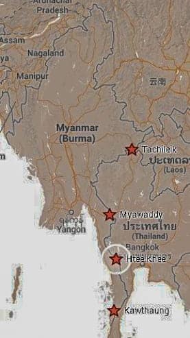 como ir de bangkok a myanmar