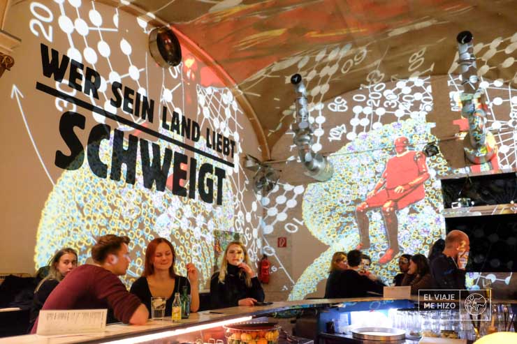 Arte en un pub de Viena
