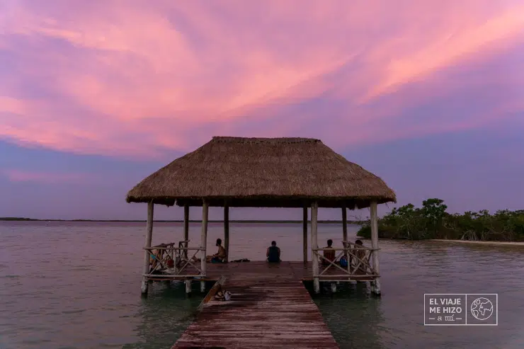 Atardecer en Bacalar
