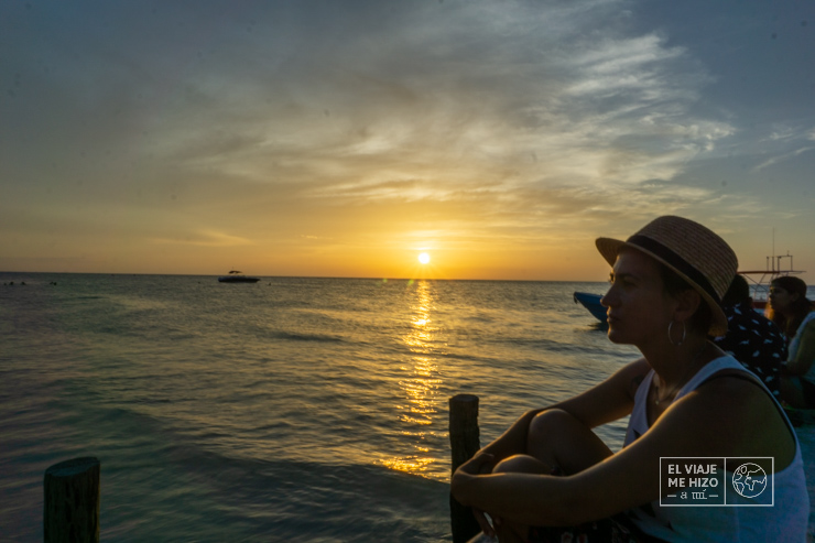 atardecer en Holbox