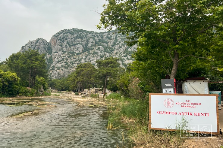 entrada a Olimpos