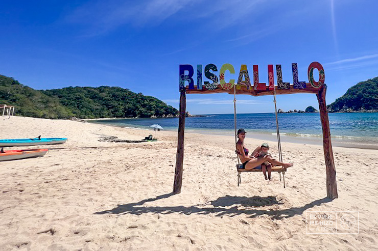 Un columpio en Bahías de Huatulco