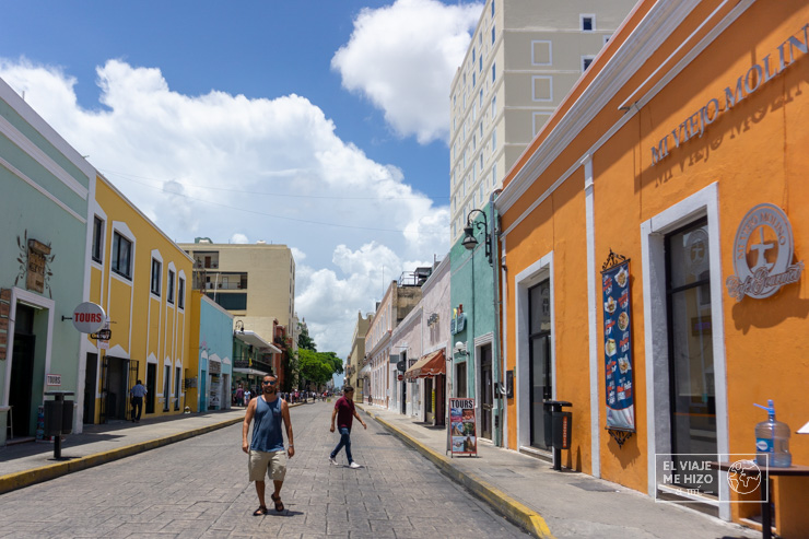 Jose paseando por la Mérida de México