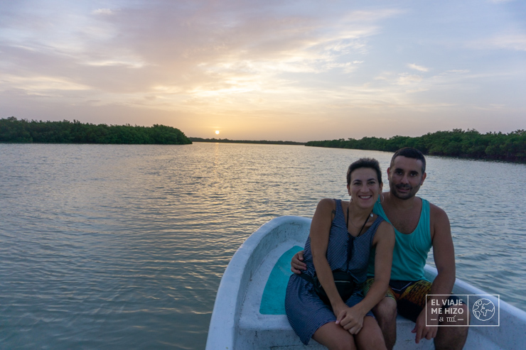 amanecer Río Lagartos