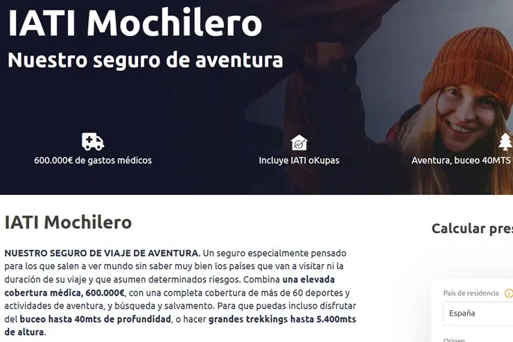 IATI Mochilero mejor seguro para viajar a Malasia con cobertura completa