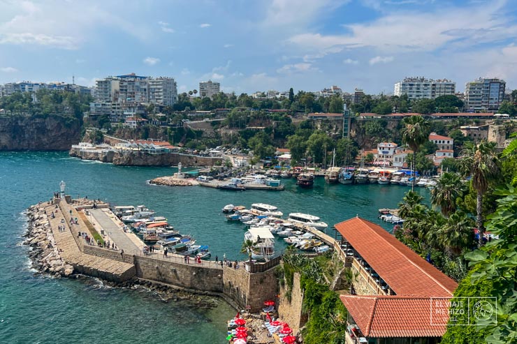 Puerto de Antalya desde arriba