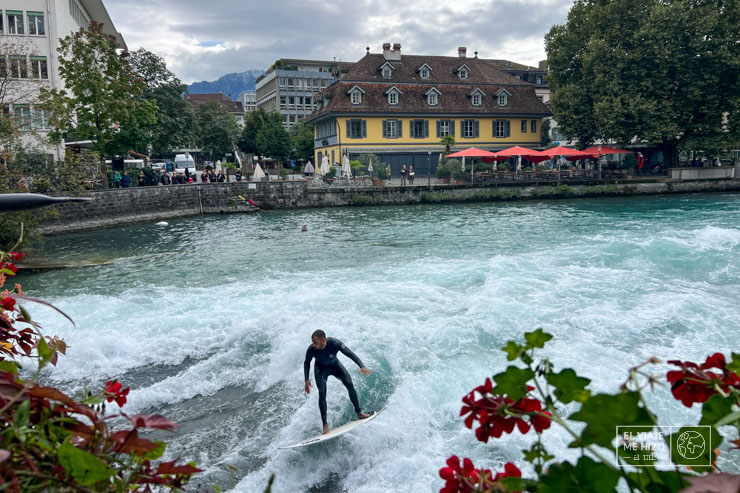 surfista en Thun