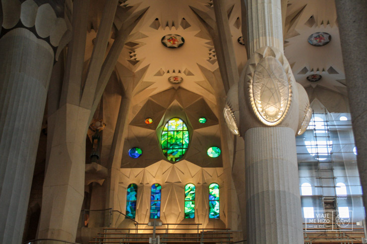 interior de la Sagrada Familia