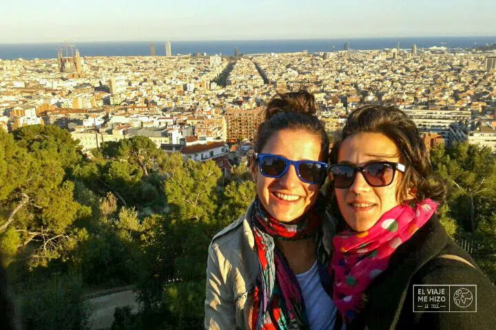Gràcia desde el Parque Güell
