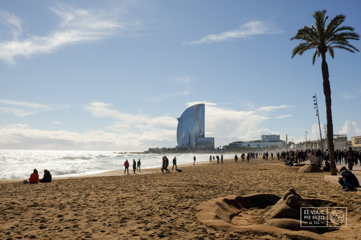 zona del Puerto Olímpico de Barcelona