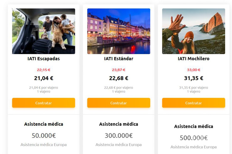 Comparativa de los seguros de IATI