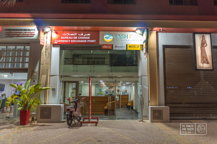 Casa de cambio oficial en Marruecos
