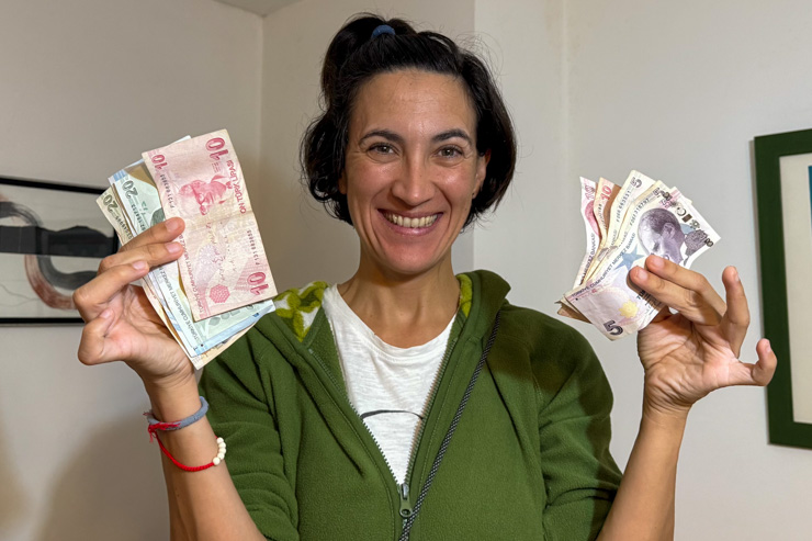 dónde cambiar dinero en Estambul