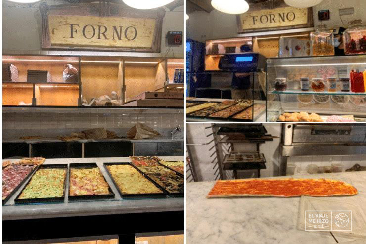 pizza al taglio en Roma