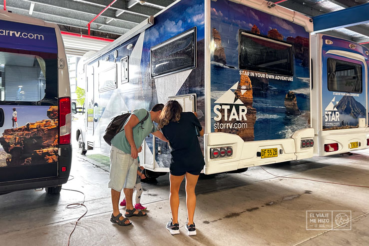 repasando la autocaravana