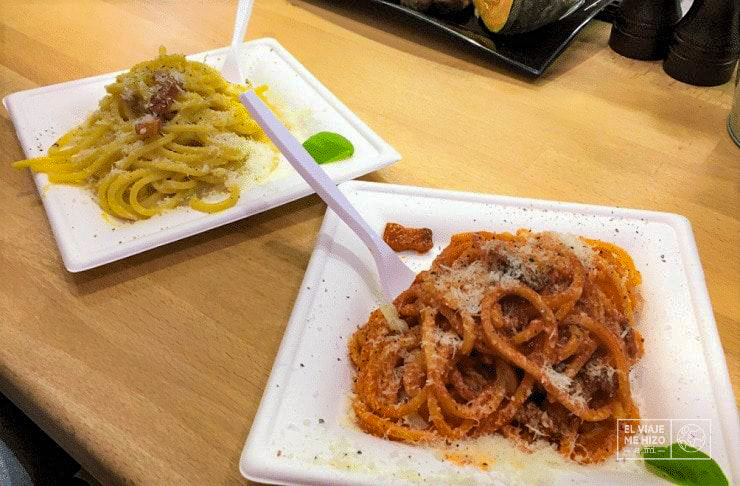 platos del Che Pasta para comer barato en Roma