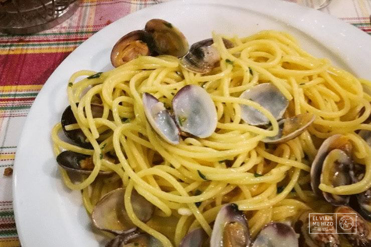 plato de pasta de I Buoni Amici en Roma