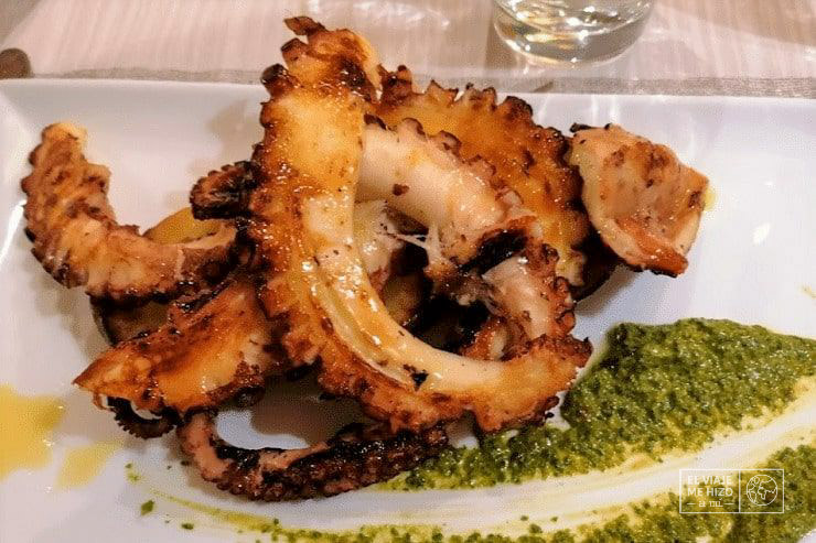 pulpo de la Osteria Maré