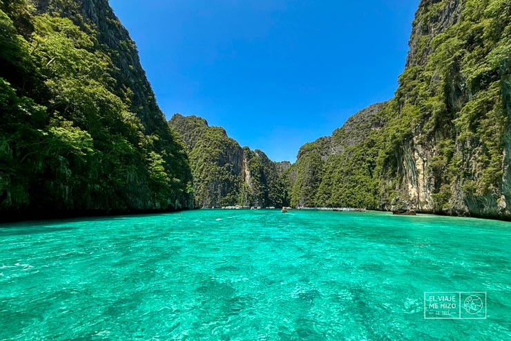 paisaje por las islas Phi Phi